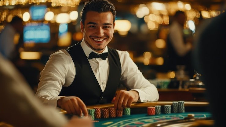 Pretty Gaming live-dealer studio with professional dealer and multi-camera feed on apk 7276